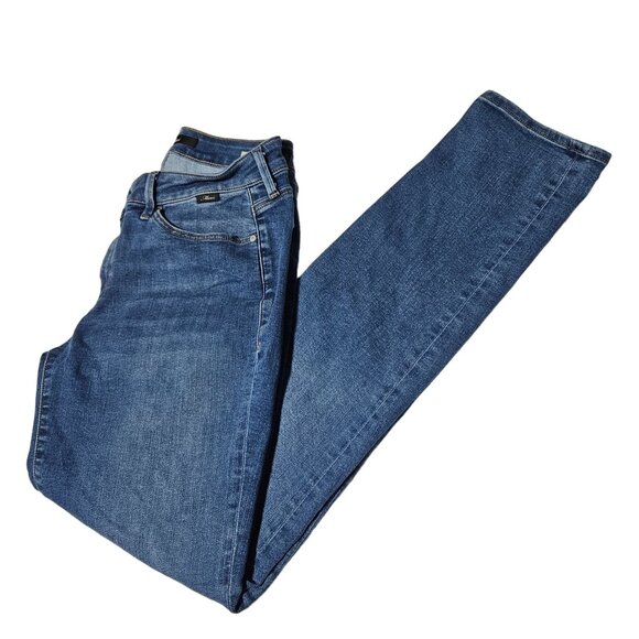 Mavi Emma Slim Boyfriend Jeans Womens Size 6 Mid Rise Medium Wash Denim Pants - Picture 1 of 6